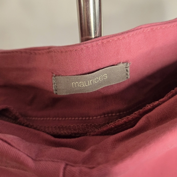 Maurices Pink High Rise Bengaline Capri Pants | Size XL | Stretch Slimming Fit - Picture 3 of 7